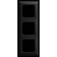 Busch-Jaeger Abdeckrahmen 3-fach, Abdeckung schwarz, Retail