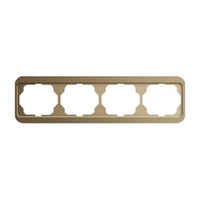 Busch-Jaeger Abdeckrahmen vierfach Rahmen waagerecht bronze, Retail