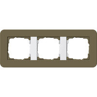 Gira Abdeckrahmen drei fach braun, Retail