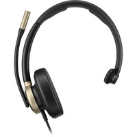 HP Poly Mission 815 Mono-USB-Headset (kabelgebunden) BULK schwarz, USB Type-C und Type-A, PU-Leder-Ohrpolster (Oberflächenmaterial)