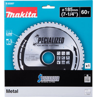 Makita Metall-Kreissägeblatt E-23357, Ø 185mm, 60Z Bohrung 20mm, für Metall-Handkreissägen