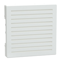 Merten Zentralplatte für Signalgeber aus Thermoplast glänzend weiß, Retail