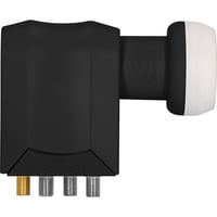 TechniSat Universal Single Cable Router 4 plus 4 Low Noise Block Converter, LNB schwarz, Retail