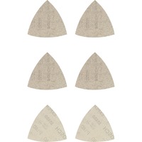 Bosch Expert M480 Netzstruktur-Schleifblatt-Set 93mm, K80 / 120 / 180 6-teilig, für Deltaschleifer