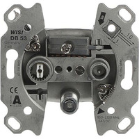 Busch-Jaeger Antennendosen-Einsatz Satellit Stichdose Unterputz 2 Auslässe Klasse A IP20 Retail