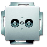 Busch-Jaeger Potentialausgleich Einsatzdose 2-fach Unterputz edelstahl, Retail