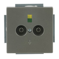 Busch-Jaeger Potentialausgleich Einsatzdose 2-fach Unterputz edelstahl, Retail