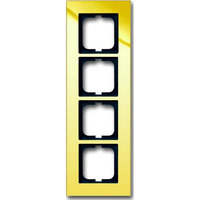 Busch-Jaeger Rahmen vierfach gold, Retail