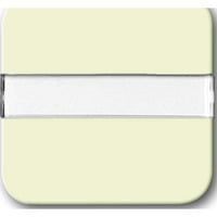 Busch-Jaeger Wippe einteilig Lichtleiter mit Beschriftung weiß, Retail