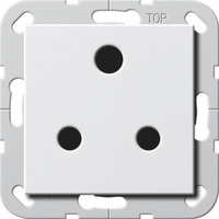 Gira Steckdose British Standard Rundstift 15 Ampere weiß, Retail