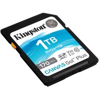 Kingston Canvas Go! Plus 1 TB SDXC, Speicherkarte schwarz, UHS-I U3, Class 10, V30