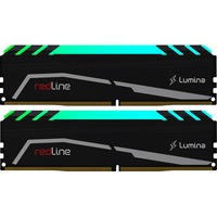 Mushkin DIMM 64 GB DDR4-3600 (2x 32 GB) Dual-Kit, Arbeitsspeicher schwarz, MLA4C360JNNM32GX2, Redline Lumina RGB, INTEL XMP