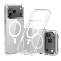 Nevox StyleShell SHOCKFlex, Handyhülle transparent, iPhone 17 Pro, kompatibel mit MagSafe