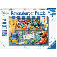 Ravensburger Kinderpuzzle Disney Pixar - Spielzeugsammlung 100 Teile