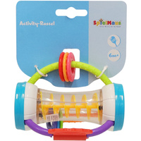 VEDES SpielMaus Baby Activity-Rassel mit Spiegel 