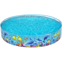 Bestway Fill 'N Fun Odyssey Pool, Schwimmbad mehrfarbig, Ø 244 cm