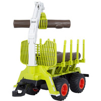 Jamara Holzrückewagen mit Kranarm 1:24S, Modellbau grün