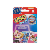 Mattel UNO Junior Paw Patrol The Mighty Movie Kartenspiel für Kinder mit 3 Schwierigkeitsstufen 