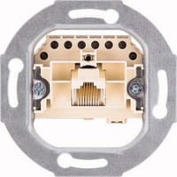 Merten Universal Anschluss Einheit Einsatz 8, Buchse weiß, Retail