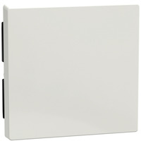 Merten Wippe für Wechselschalter, Kreuzschalter und Taster, einteilige Ausführung, glänzend weiß (glänzend), Retail