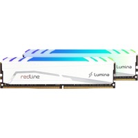 Mushkin DIMM 16 GB DDR4-4000 (2x 8 GB) Dual-Kit, Arbeitsspeicher weiß, MLB4C400JNNM8GX2, Redline Lumina, INTEL XMP