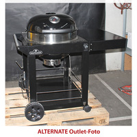 Napoleon Holzkohle Kugelgrill PRO22K in Rollwagen, Holzkohlegrill schwarz, Ø 57cm