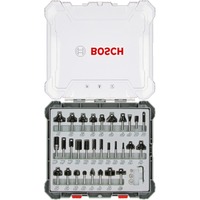 Bosch Professional Fräser-Set, 30-teilig 6mm-Schaft