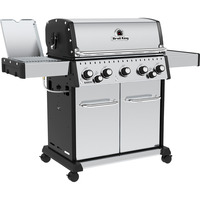 Broil King Gasgrill Baron S 590 IR edelstahl, mit Infrarot-Seitenbrenner und Heckbrenner