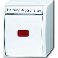 Busch-Jaeger Kontrollausschalter 2601/2 Schalter Wippe weiß, Retail