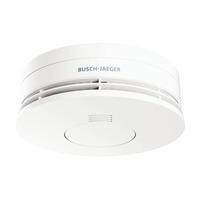Busch-Jaeger Rauchalarm ProfessionalLINE mit Lithiumbatterie, vernetzbar, 85 Dezibel, Typ 6833/01-84, Rauchmelder Retail
