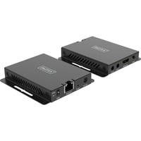 Digitus 4K HDMI Extender Set, HDMI Verlängerung schwarz, 4K/120Hz, 30m