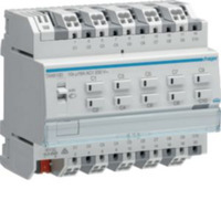 Hager Schalt- und Jalousieausgang KNX 10-fach 16 Ampere C-Last, Schalter Retail