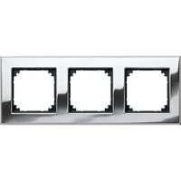 Merten Metallrahmen dreifach chrom, Retail