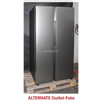 SAMSUNG RS62DG5003S9EF, Side-by-Side edelstahl, AI Energy Mode, All-round Cooling, Twist Ice Maker