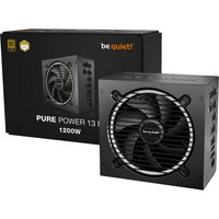 be quiet! Pure Power 13 M 1200W, PC-Netzteil schwarz, 1x 12-Pin High Power GPU, 4x PCIe, Kabel-Management, 1200 Watt