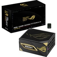 ASUS ROG Thor 3000W Titanium III Edition 20 (ROG Equalizer), PC-Netzteil schwarz, 4x 12 Pin High Power GPU, 3x PCIe, Kabelmanagement, 3000 Watt