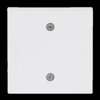 Busch-Jaeger Zentralscheibe für Zugschalter mit Schraubbefestigung, Abdeckung weiß, Retail