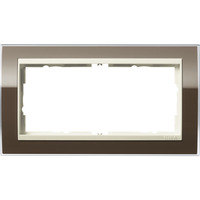 Gira Abdeckrahmen für cremeweiß Event braun, Retail