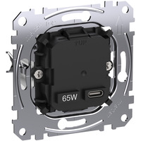 Merten USB-Ladeeinsatz Typ 1x USB Typ C mit Power Delivery 65 Watt MEG4366-0130, Ladegerät Retail