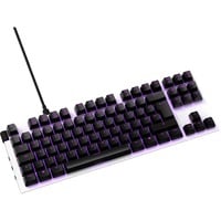 NZXT FUNCTION TENKEYLESS, Gaming-Tastatur weiß/schwarz, DE-Layout, Gateron Red, Hot-Swap