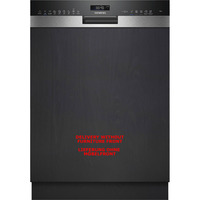 Siemens SN55ES12CE iQ500, Spülmaschine edelstahl (gebürstet)/schwarz, 60 cm, Home Connect