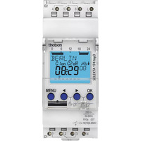 Theben Digitale Zeitschaltuhr SELEKTA 174 top3 für DIN-Schiene, 2 Kanäle, Astro- und Wochenprogramm