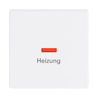 0 Druckwippe Doppelwippe Heizung-Notschalter 1789 H-84 weiß (glänzend), Retail