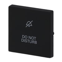 0 Wippe matt mit Aufdruck DO NOT DISTURB schwarz, Retail