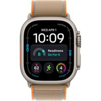 Apple Watch Ultra 4, Smartwatch Titan natur, 49 mm, Trail Loop Sand M/L, Cellular