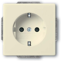 Busch-Jaeger Schutzkontakt-Steckdosen-Einsatz weiß, Retail