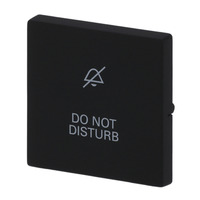 Busch-Jaeger Wippe matt mit Aufdruck DO NOT DISTURB schwarz, Retail