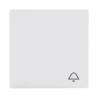 Busch-Jaeger Wippe mit Aufdruck mit Symbol Klingel weiß, Retail