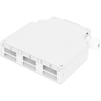 Digitus LWL Hutschienenverteilung, Patchpanel hellgrau, für 6x SC/DX Kupplungen