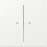 Gira Wippe zweifach mit Kontrollfenster, Schalter weiß, Retail